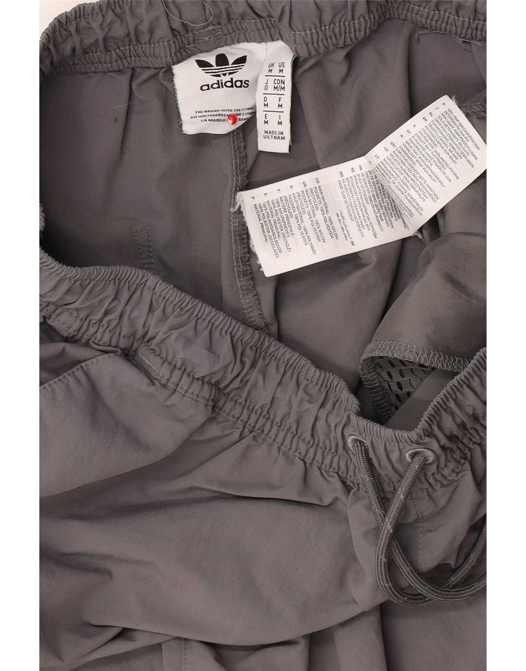 Adidas Ανδρική φόρμα Cargo Παντελόνι Joggers Medium Grey Nylon
