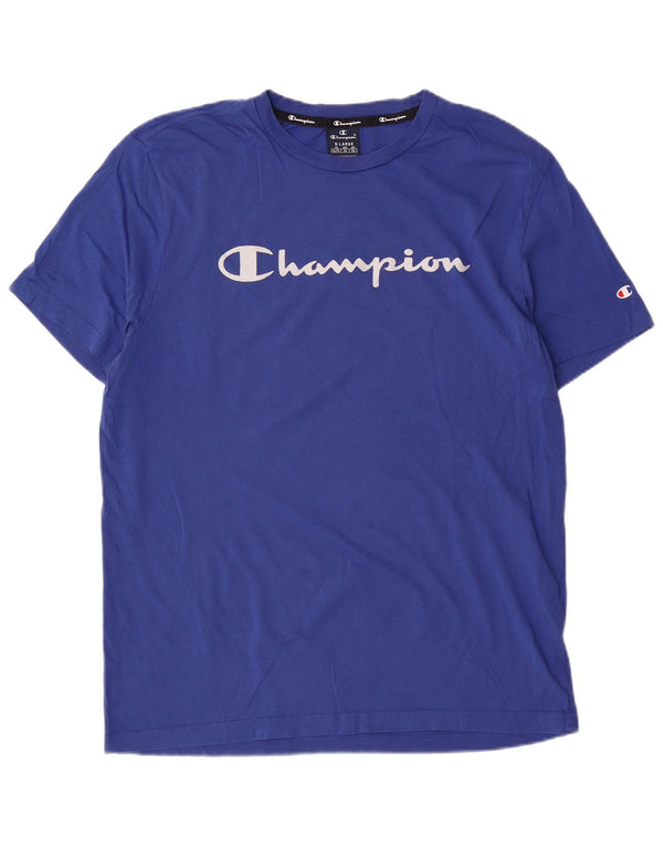 Ανδρικό γραφικό T-Shirt Champion Top XL Blue