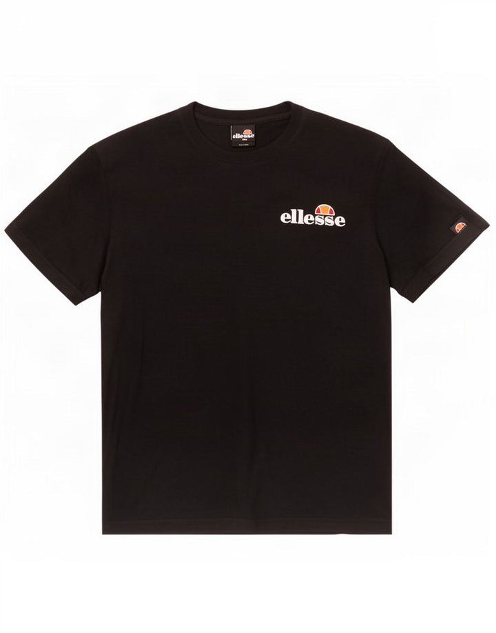 Ανδρικό T-Shirt Ellesse Top Μεσαίο μαύρο βαμβακερό