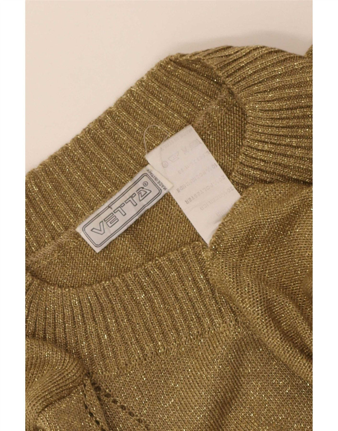 Γυναικείο πουλόβερ Vetta Boat Neck Jumper IT 44 Medium Khaki Wool