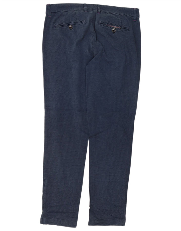 Ted Baker Ανδρικό Slim Suit Παντελόνι W34 L32 Navy Blue Cotton