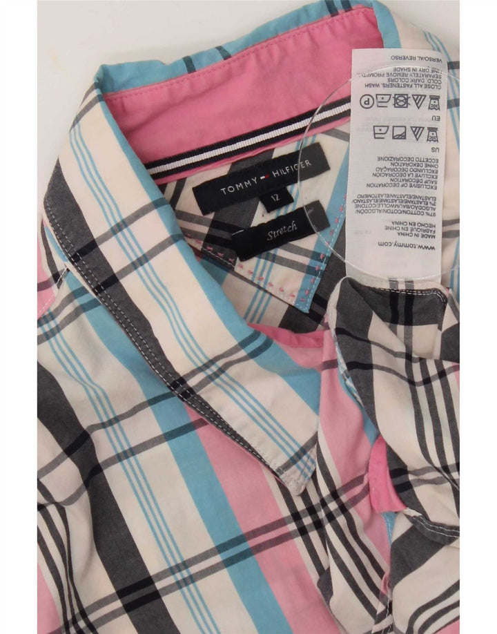 Tommy Hilfiger Γυναικείο Πουκάμισο US 12 Μεγάλο πολύχρωμο καρό βαμβακερό