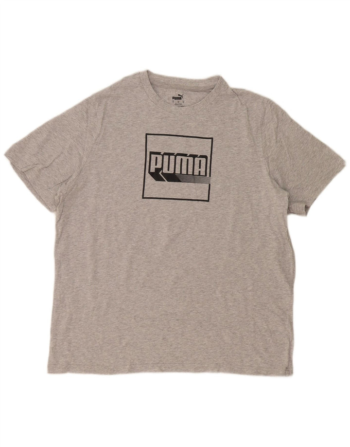 Ανδρικό γραφικό T-Shirt Puma Top XL Grey Flecked