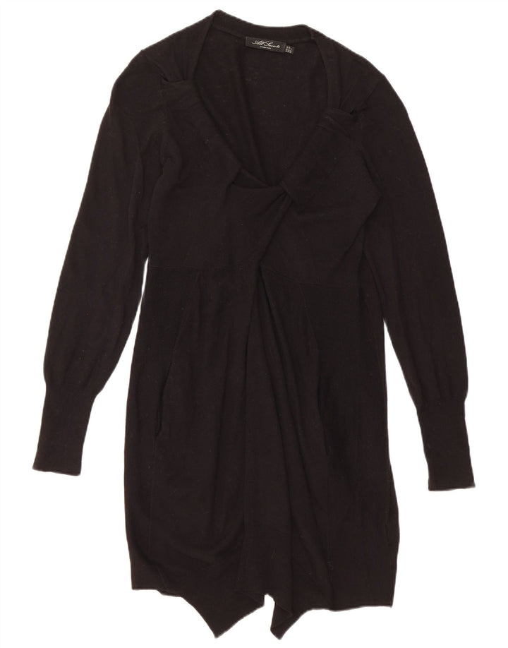 All Saints Γυναικείο φόρεμα άλτης UK 10 Small Black Wool