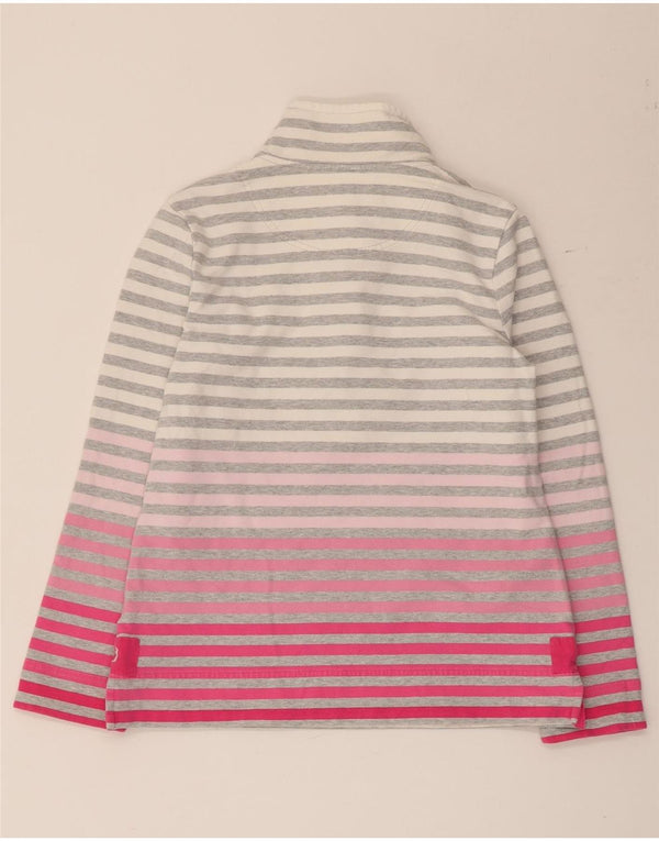 Joules γυναικεία φούτερ με λαιμόκοψη Jumper UK 12 μεσαίου γκρι ριγέ