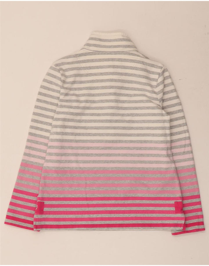 Joules γυναικεία φούτερ με λαιμόκοψη Jumper UK 12 μεσαίου γκρι ριγέ