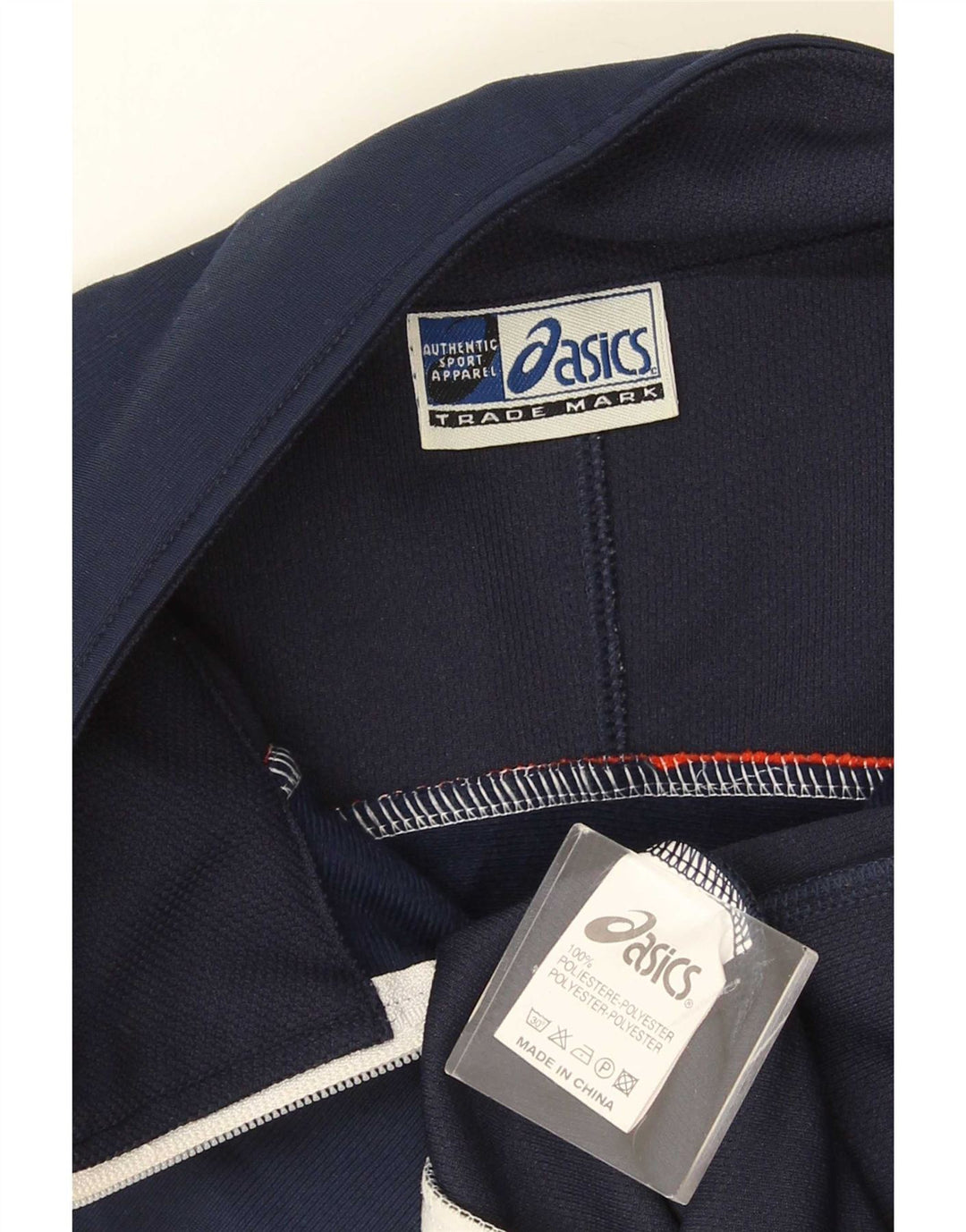 Ανδρική αθλητική φόρμα Asics Top Jacket Μεγάλο μπλε ναυτικό χρώμα πολυεστέρα