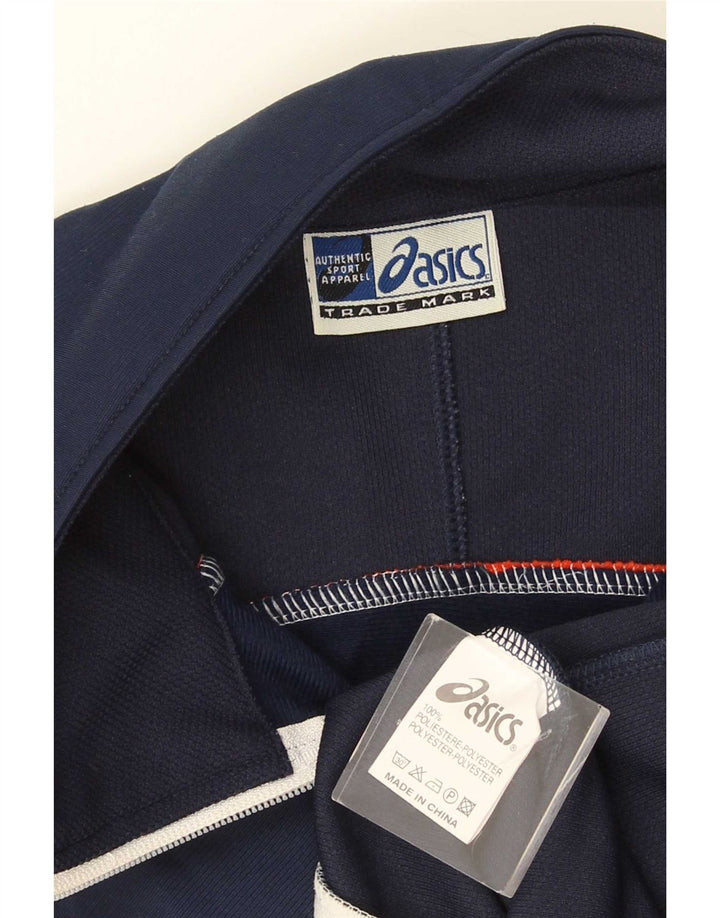 Ανδρική αθλητική φόρμα Asics Top Jacket Μεγάλο μπλε ναυτικό χρώμα πολυεστέρα