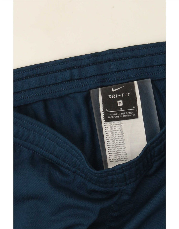 Ανδρικές φόρμες NIKE Dri Fit Παντελόνια μεσαίου μπλε χρώματος πολυεστέρας
