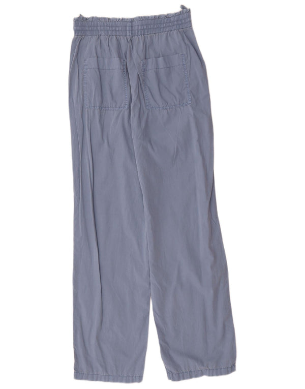 Marks & Spencer Γυναικεία Loose Fit Casual Παντελόνια UK 8 Small W28 L29 Blue