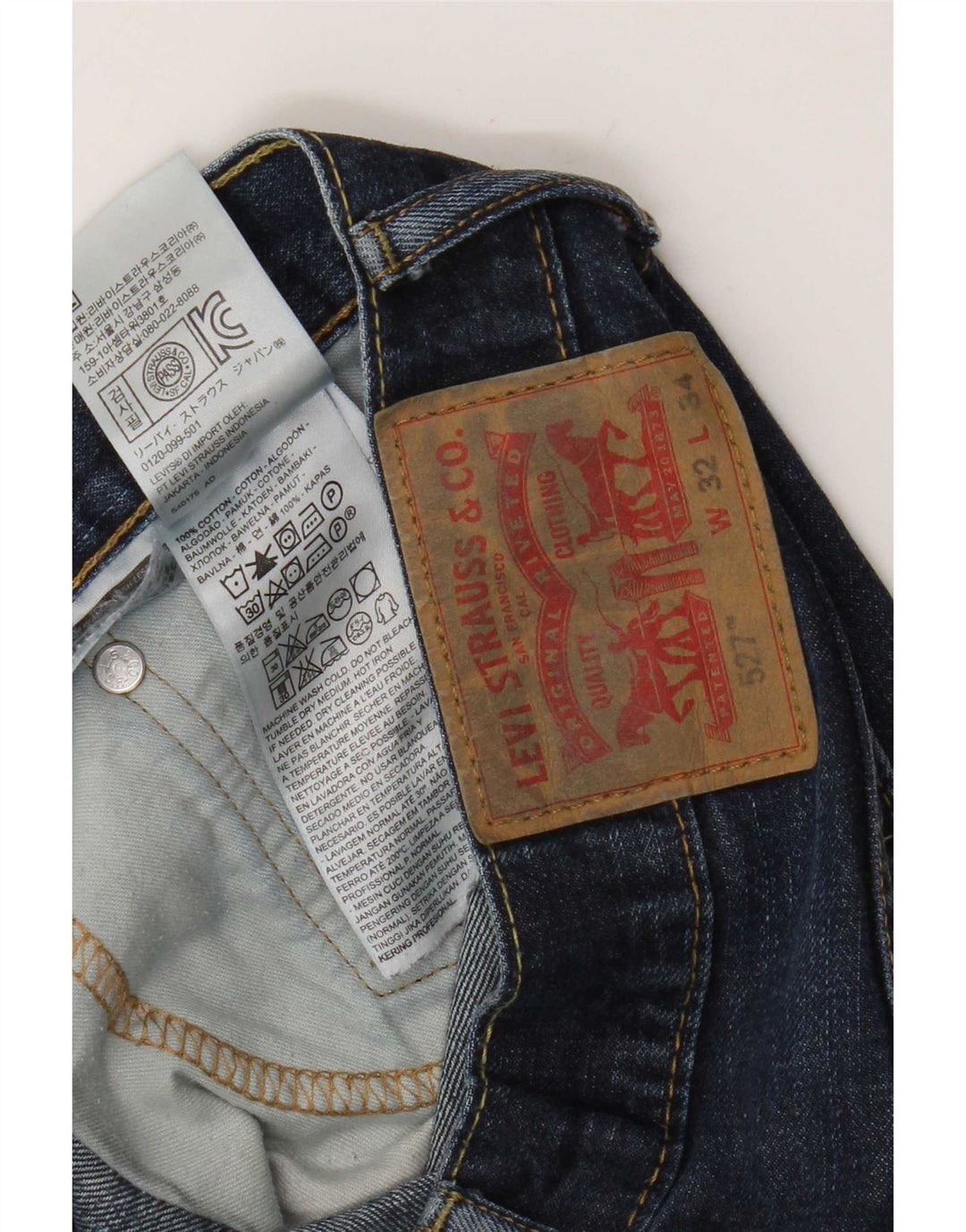 Ανδρικό τζιν Levi's Bootcut W32 L28 Μπλε βαμβακερό