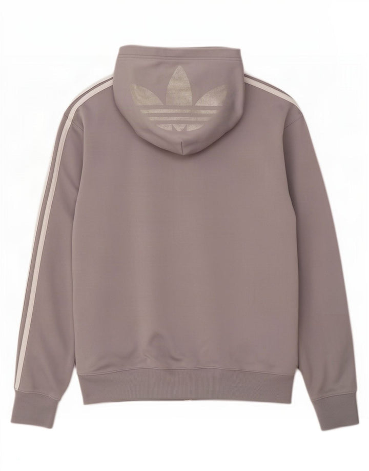 Ανδρικό πουλόβερ με κουκούλα με φερμουάρ Adidas XL Γκρι πολυεστέρας