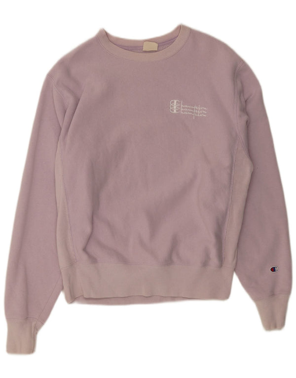 Champion Γυναικεία φούτερ μεγάλου μεγέθους Jumper UK 14 Medium Purple Cotton