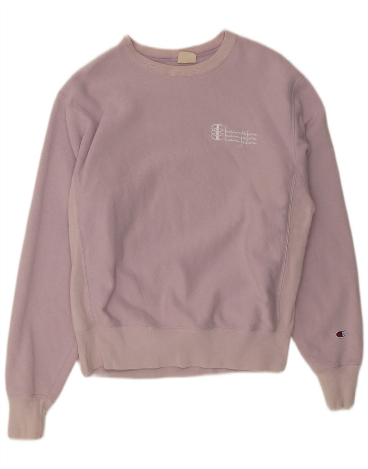 Champion Γυναικεία φούτερ μεγάλου μεγέθους Jumper UK 14 Medium Purple Cotton