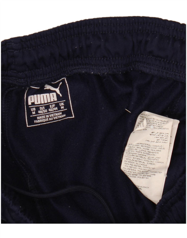 Ανδρική αθλητική φόρμα Puma Παντελόνι μεσαίου μπλε ναυτικού πολυεστέρα