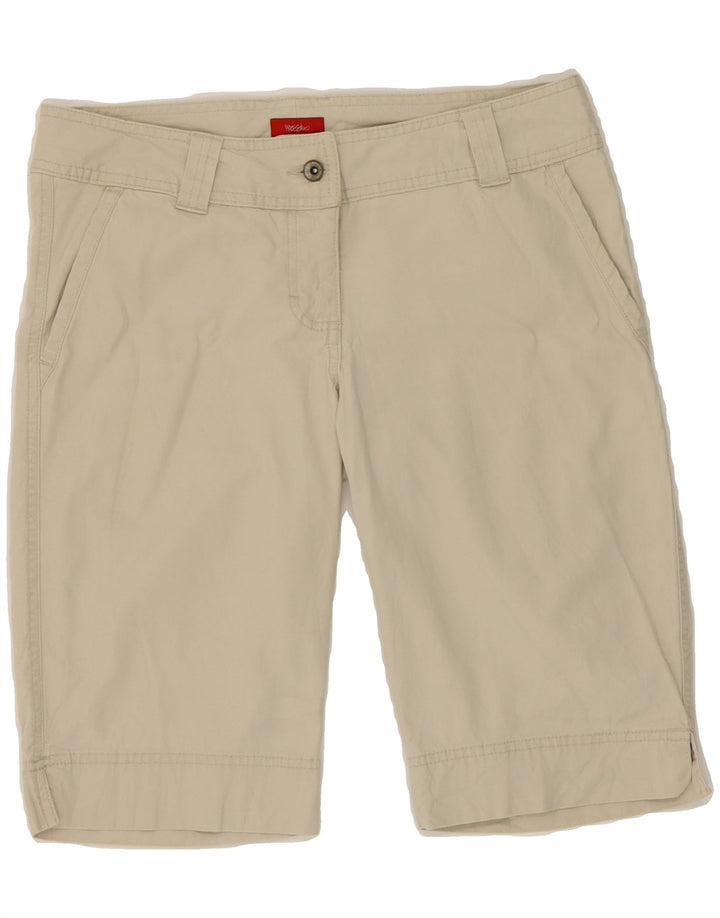 MOSSIMO Womens Stretch Chino Shorts US 8 Medium W32 Beige Cotton Vintage Mossimo and Second-Hand Mossimo from Messina Hembry 