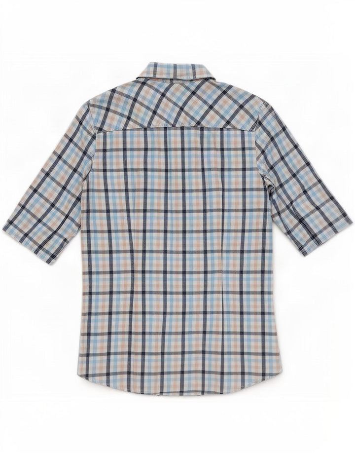 Γυναικείο κοντομάνικο πουκάμισο Tommy Hilfiger US 8 Medium πολύχρωμο Gingham