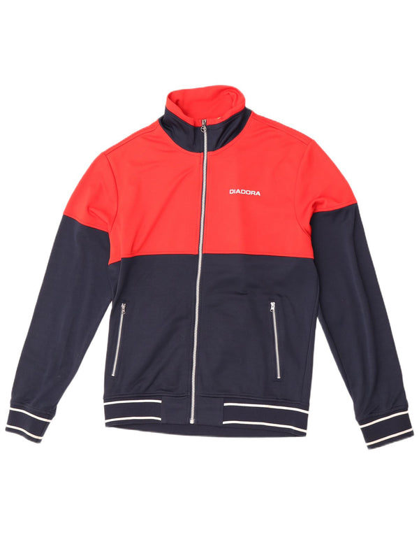 Γυναικεία αθλητική φόρμα Diadora Top Jacket UK 18 XL Red Colourblock Polyester
