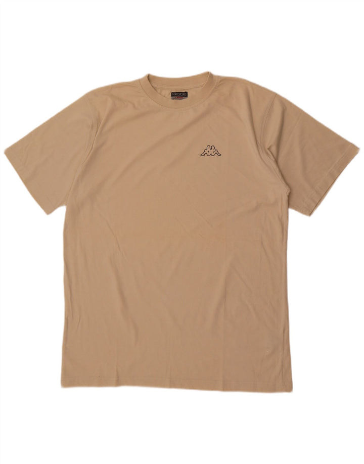Ανδρικό T-Shirt Kappa Top Large Beige Βαμβακερό