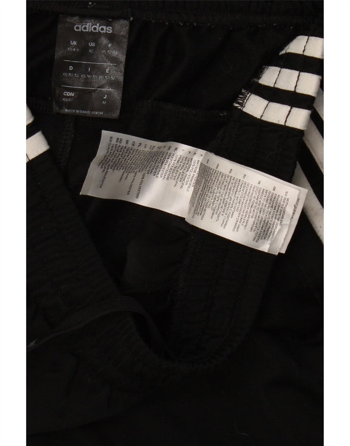 Γυναικεία αθλητική φόρμα ADIDAS Παντελόνι UK 4/6 XS Μαύρο Πολυεστέρας