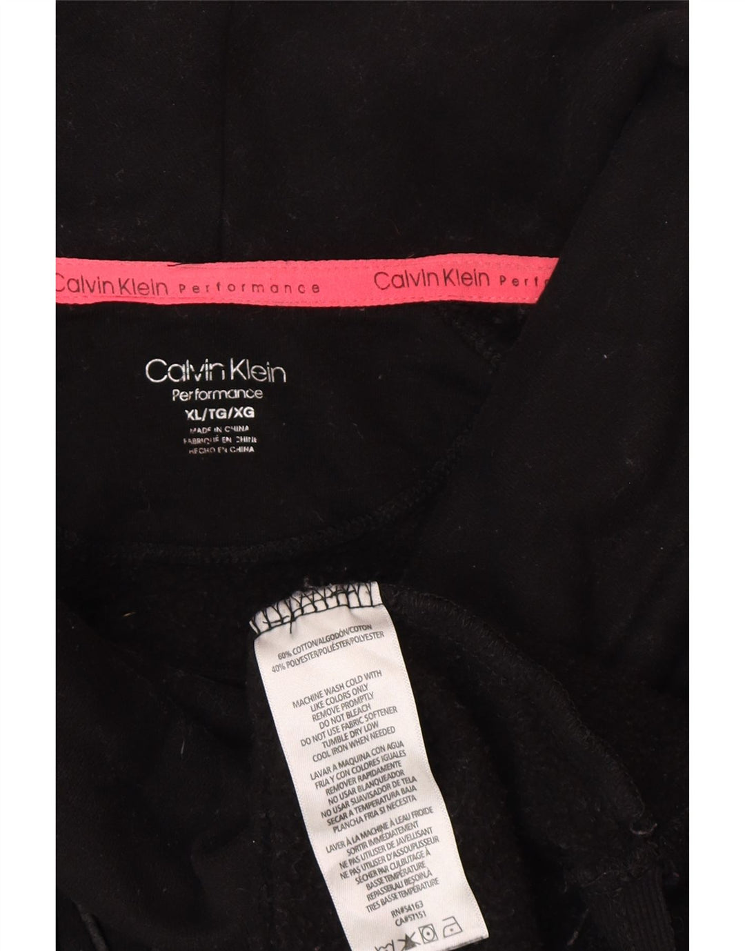 Γυναικείο φούτερ Calvin Klein Performance Graphic Jumper UK 18 XL Μαύρο