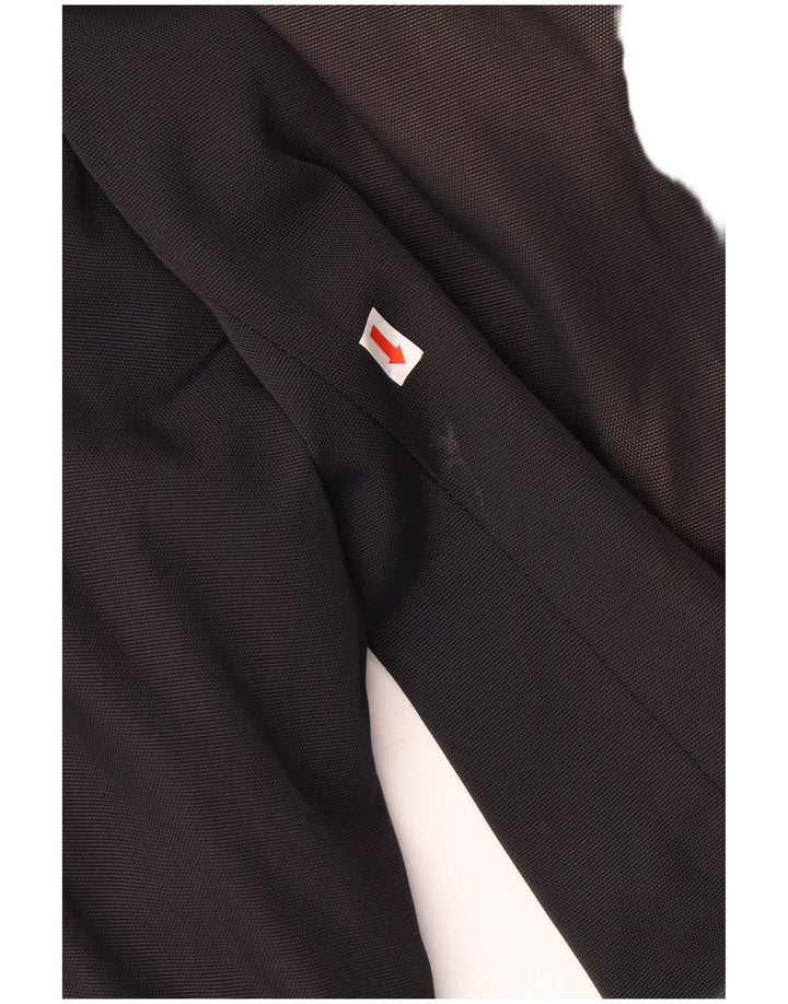 Ανδρικό παλτό BURBERRY UK 40 Large Black Polyamide Classic