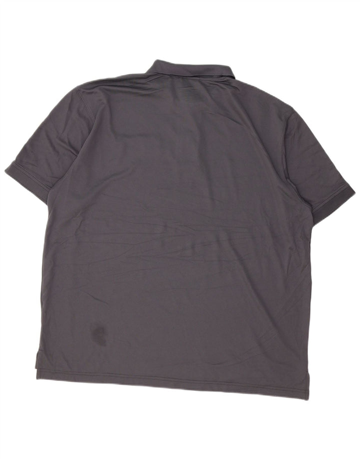 L.L.BEAN Mens Polo Shirt XL Grey Polyester