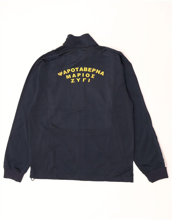 Ανδρική φόρμα γυμναστικής γραφική Adidas Top Jacket Medium Navy Blue Colourblock