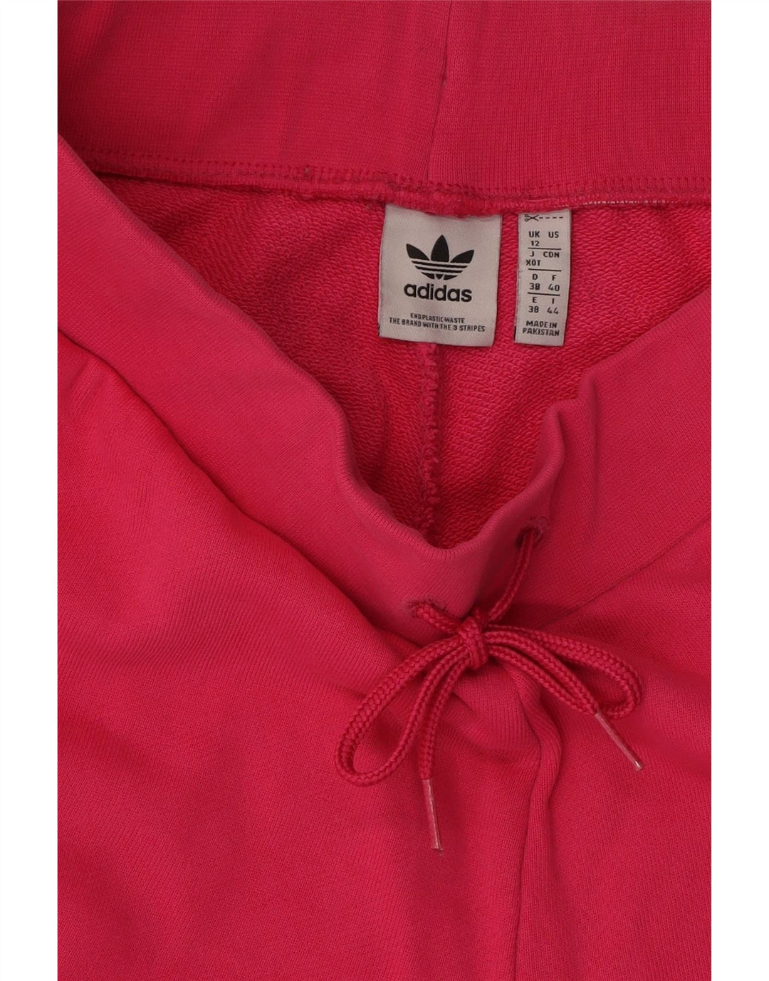 Γυναικεία αθλητική φόρμα ADIDAS Παντελόνι Joggers UK 12 μεσαίο ροζ βαμβακερό