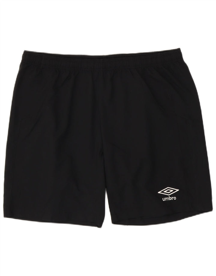 Ανδρικό αθλητικό σορτς UMBRO 2XL Μαύρο