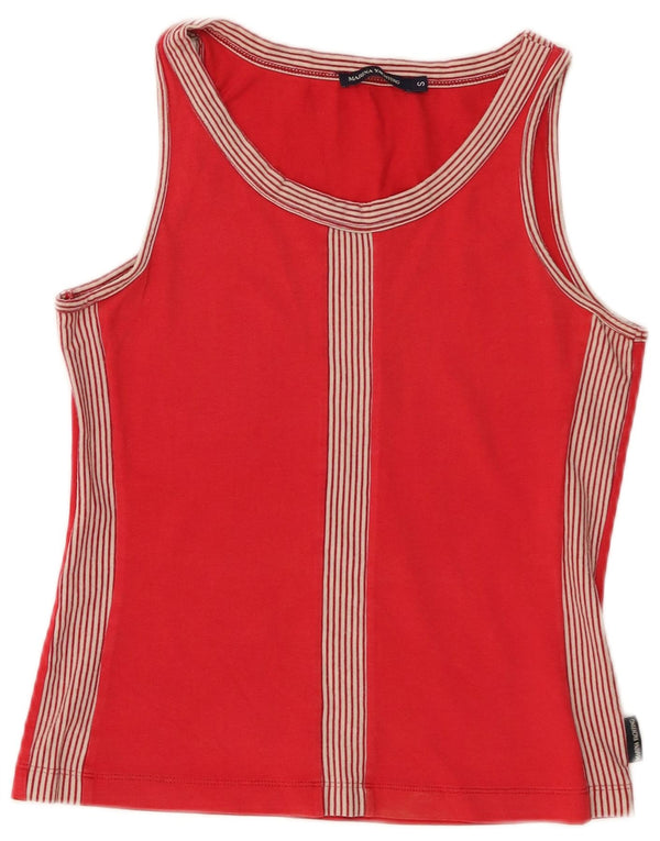 Γυναικείο γιλέκο Marina Yachting UK 10 Small Red ριγέ βαμβακερό