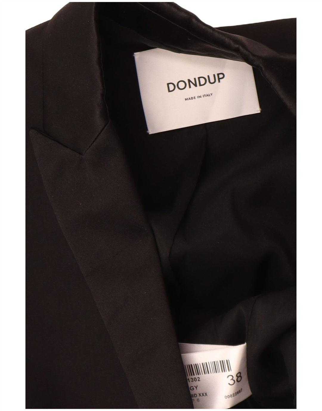 Dondup Γυναικείο Μπουφάν Blazer 1 Κουμπί IT 38 XS Μαύρο Βαμβακερό