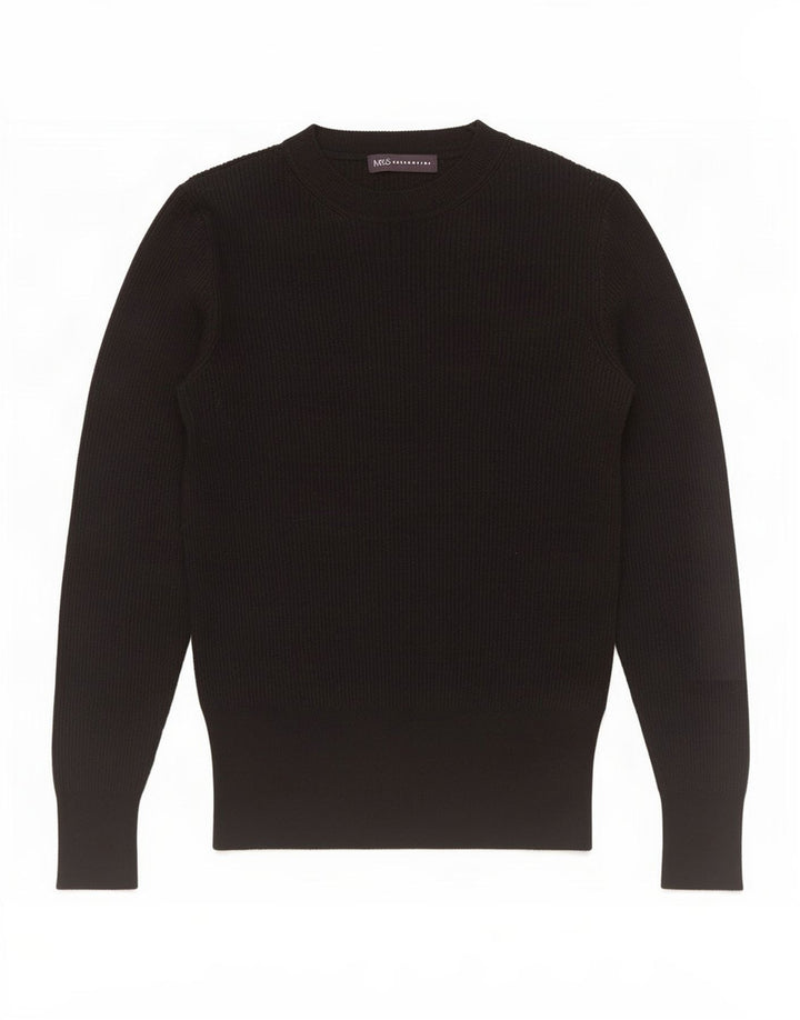 Γυναικεία μπλούζα Marks & Spencer Top UK 8 Small Black Viscose