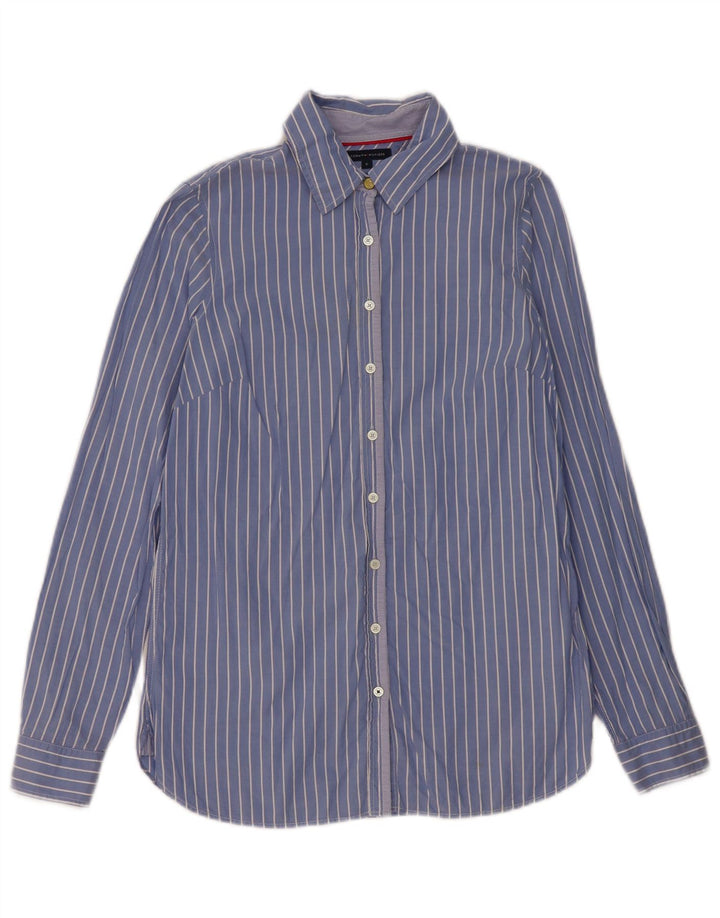 Tommy Hilfiger Γυναικείο Πουκάμισο US 6 Βαμβακερό μεσαίο μπλε ρίγες