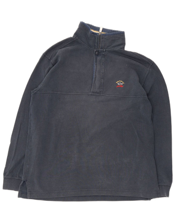 Ανδρικό φούτερ με φερμουάρ Paul & Shark Yachting Jumper Medium Navy Blue