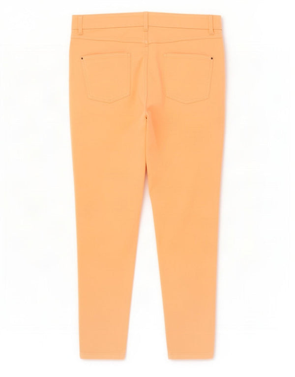 Marks & Spencer Γυναικείο Skinny Casual Παντελόνι UK 20 2XL W38 L30 Orange
