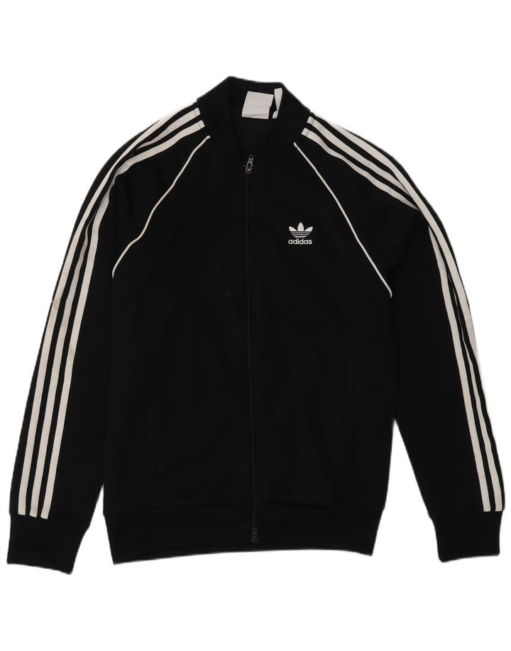 Ανδρική αθλητική φόρμα Adidas Regular Fit Top Jacket Μικρό Μαύρο Πολυεστέρα