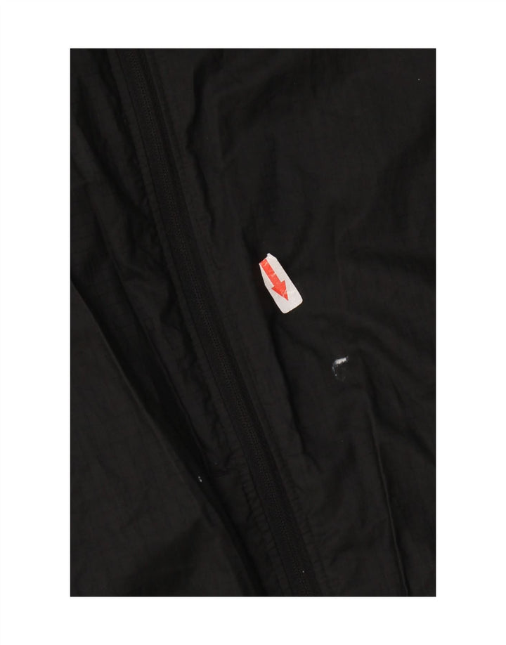 Nike γυναικείο μπουφάν βροχής με κουκούλα UK 14 Μεσαίο μαύρο πολυεστέρα