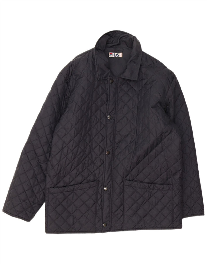 Fila Ανδρικό καπιτονέ μπουφάν IT 50 Medium Navy Blue Polyamide