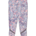 MOUNTAIN WAREHOUSE Womens Leggings UK 16 Large Purple Floral Polyester Vintage Mountain Warehouse and Second-Hand Mountain Warehouse from Messina Hembry 