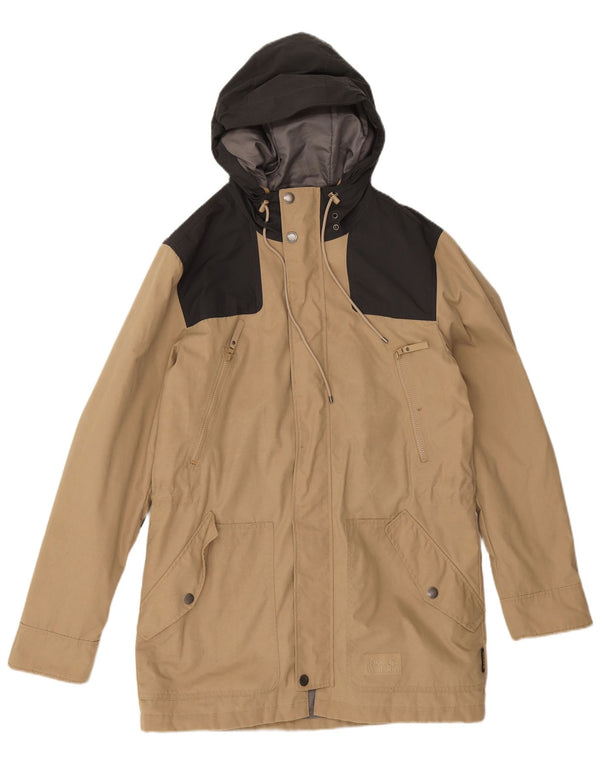 Ανδρικό Jack Wolfskin με κουκούλα Parka UK 36/38 Medium Beige Colourblock