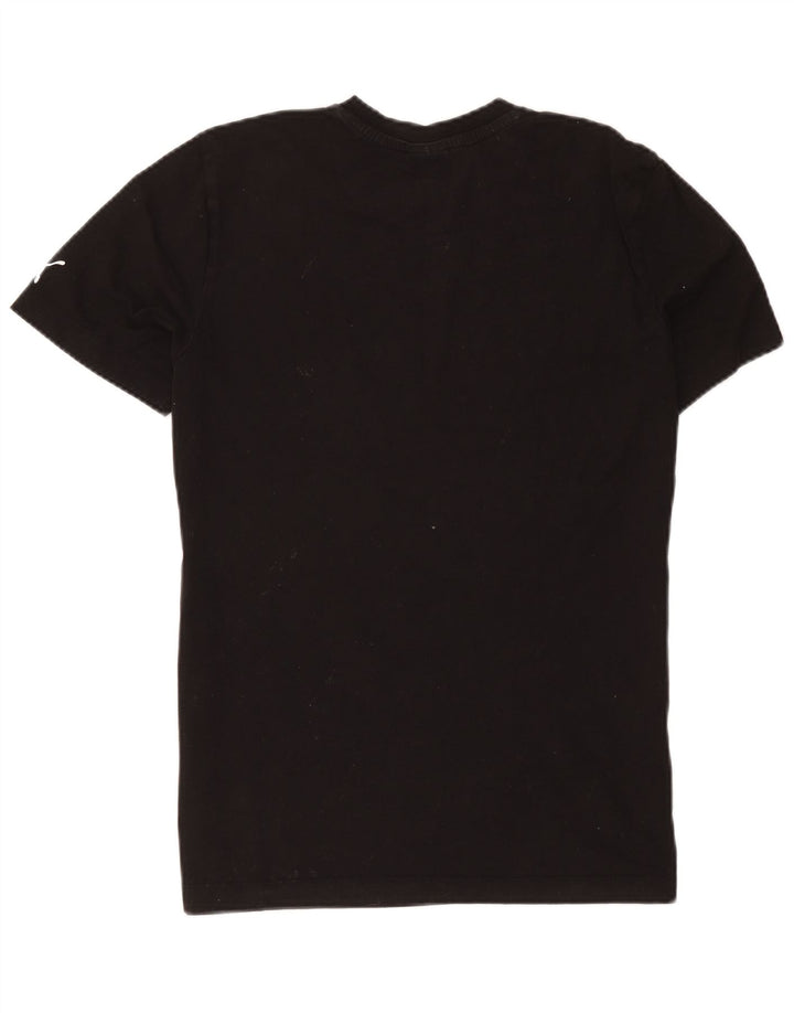 Ανδρικό γραφικό T-Shirt Puma Top Medium Black Colourblock
