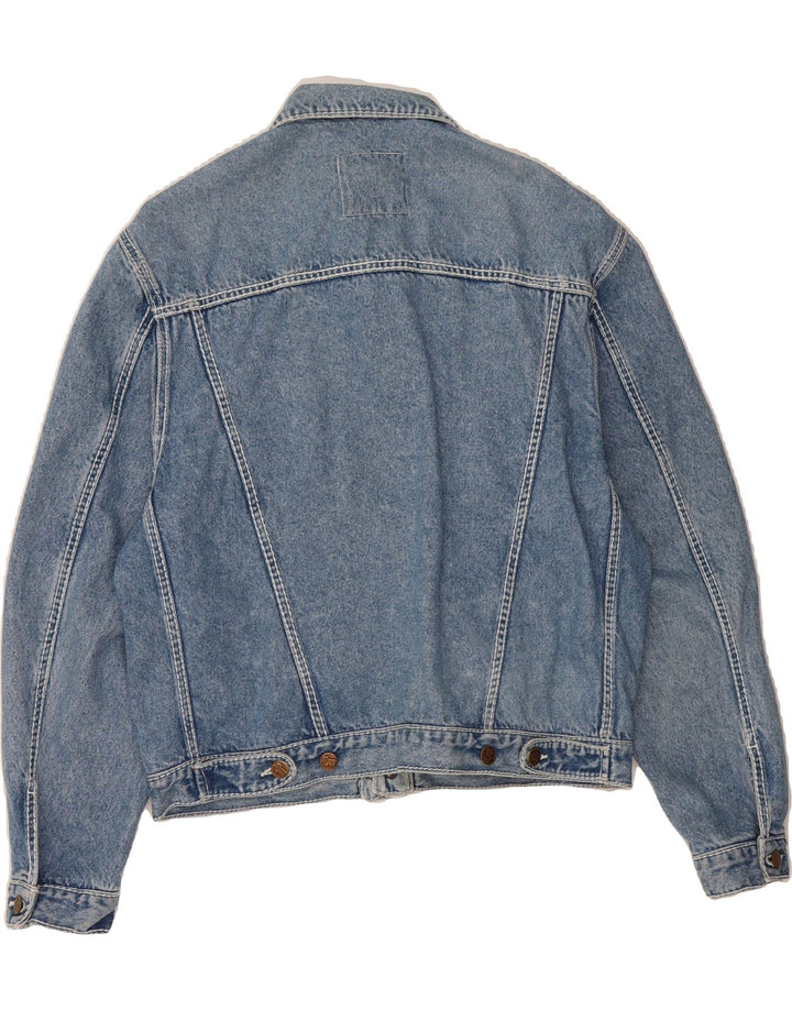 ERREUNO Womens Denim Jacket UK 10 Small Blue Cotton Vintage Erreuno and Second-Hand Erreuno from Messina Hembry 