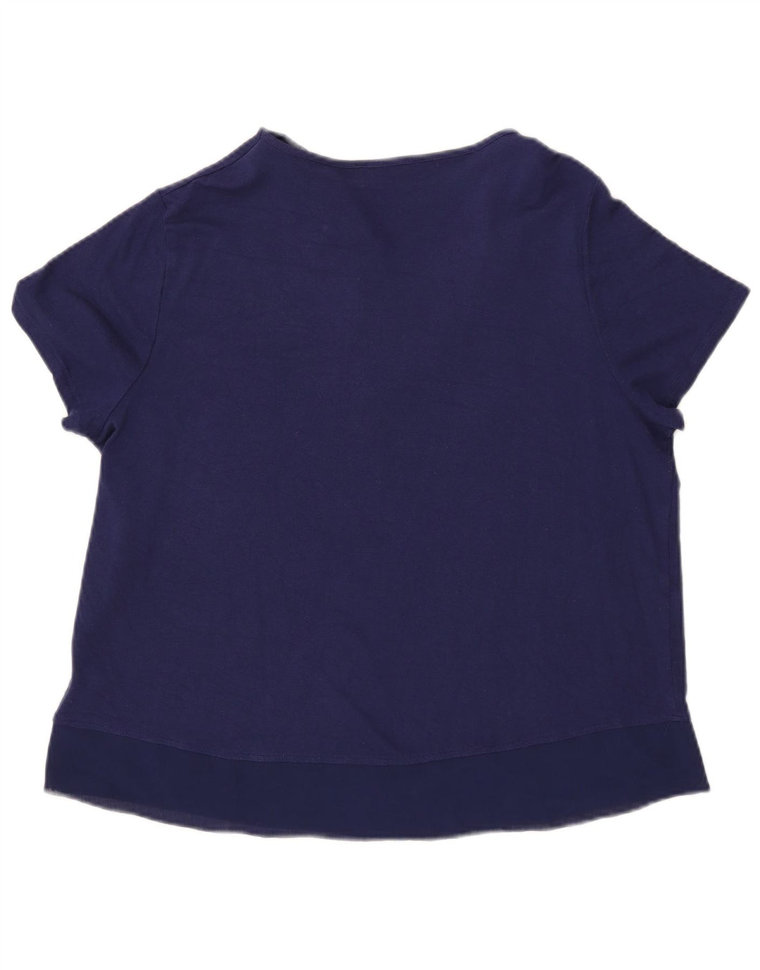 Γυναικεία μπλούζα Marks & Spencer Top UK 16 Large Navy Blue Viscose