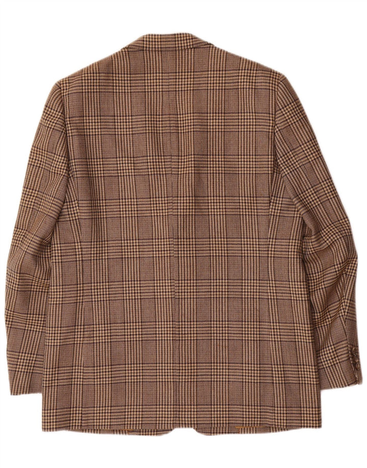 Vintage Ανδρικό σακάκι με 2 κουμπιά σακάκι UK 42 XL καφέ μαλλί