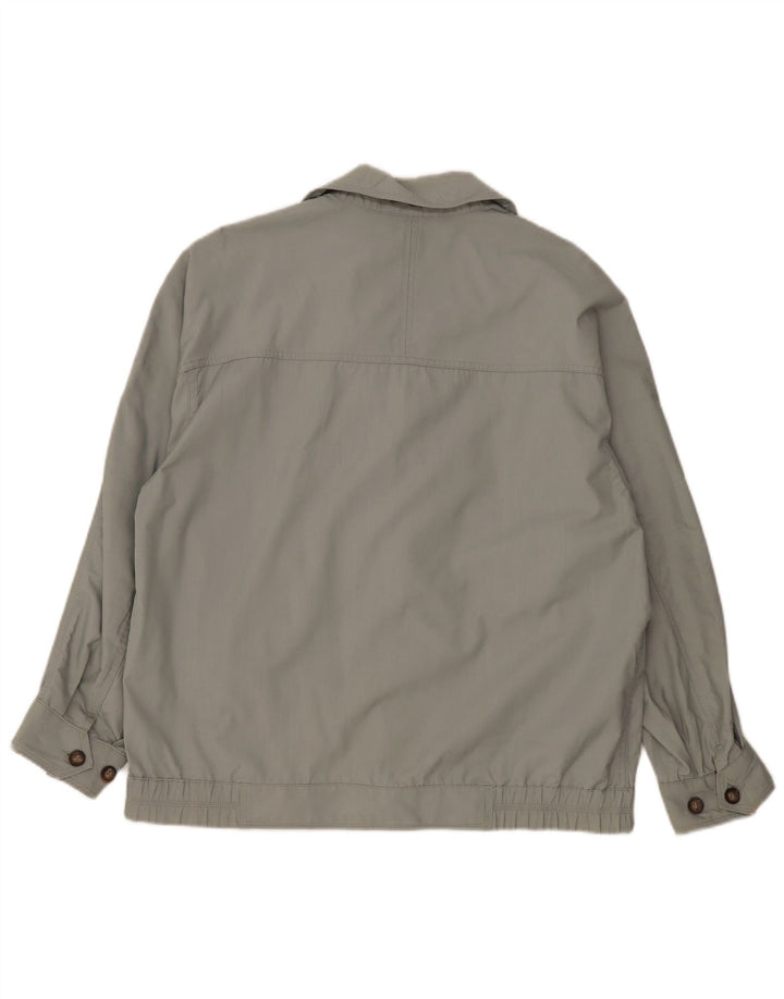 EUROPEAN PROJECT Mens Bomber Jacket UK 38 Medium Grey