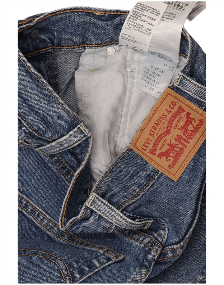 Γυναικείο τζιν Levi's Ribcage Bootcut W27 L31 Μπλε βαμβακερό