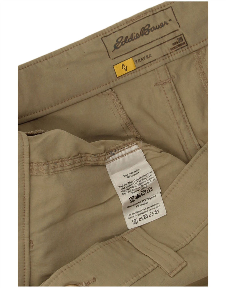 EDDIE BAUER Ανδρικό σορτς Chino W35 Μεγάλο Μπεζ νάιλον