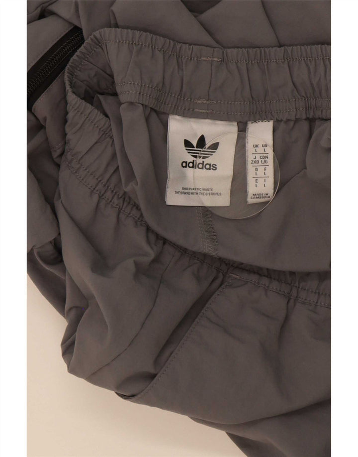 Adidas Ανδρική φόρμα Cargo Παντελόνι Joggers Large Grey Polyamide