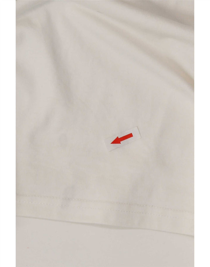 Ανδρικό μπλουζάκι Converse Graphic T-Shirt Top μεγάλο λευκό βαμβακερό